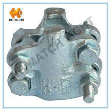 Carbon Steel Zinc Plated 4 Bolts Interlock Clamp